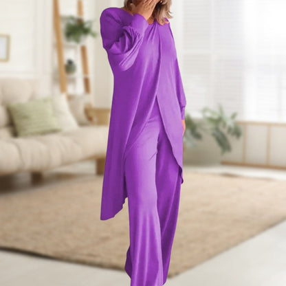 Haven | Women's Wide Leg Pants & Long Sleeve Tunic Set