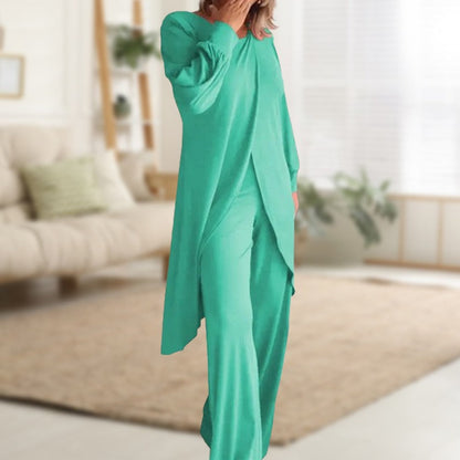 Haven | Women's Wide Leg Pants & Long Sleeve Tunic Set