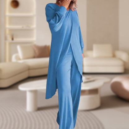 Haven | Women's Wide Leg Pants & Long Sleeve Tunic Set