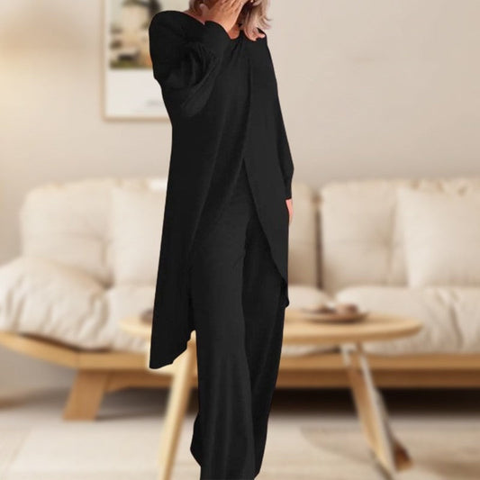 Haven | Women's Wide Leg Pants & Long Sleeve Tunic Set