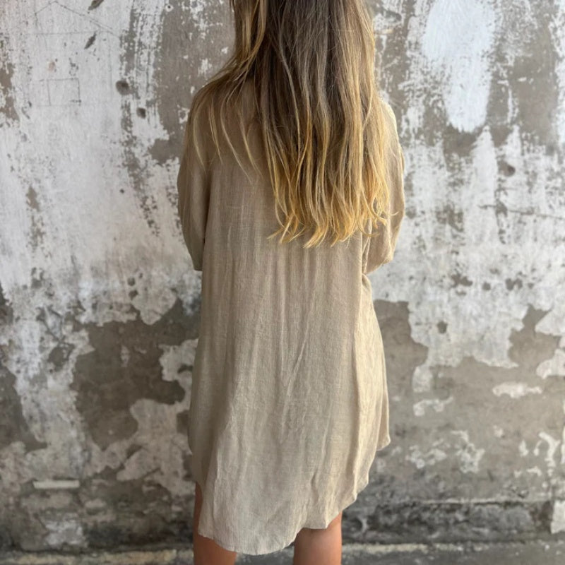 Fiona | Women's Pants & Button-Up Shirt Two-Piece Set