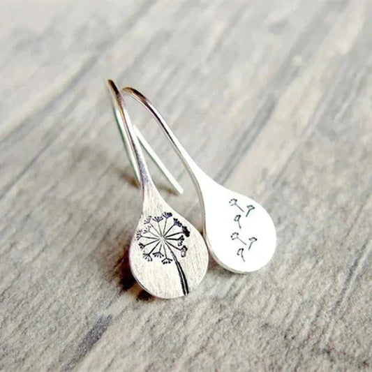 Electra | Sterling Silver Dandelion Earrings
