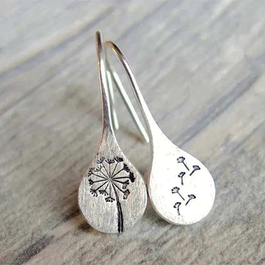 Electra | Sterling Silver Dandelion Earrings