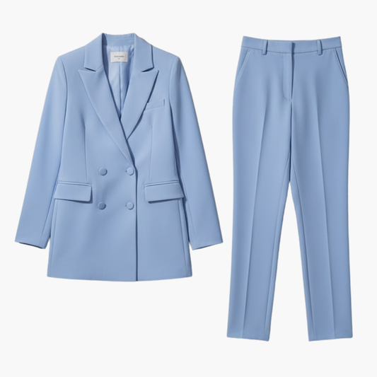 Henriette2™ | Women's Double Breasted Blazer Suit Set