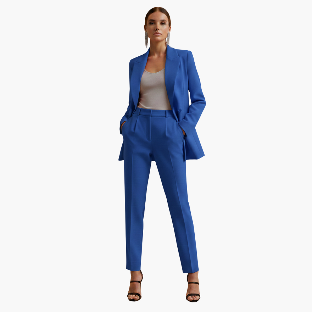 Henriette2™ | Women's Double Breasted Blazer Suit Set