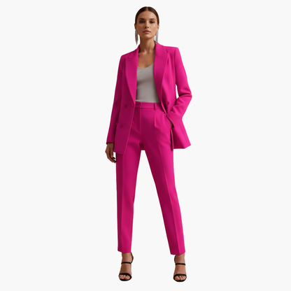 Henriette2™ | Women's Double Breasted Blazer Suit Set