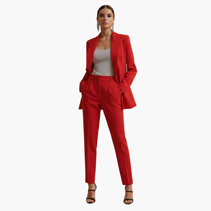 Henriette2™ | Women's Double Breasted Blazer Suit Set