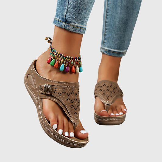 Jaidah2™ | Women's Platform Ankle Strap Sandals