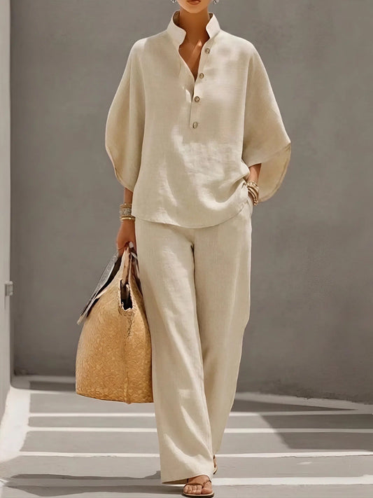 Persephone2™ | Women's Button Up Wide Leg Set