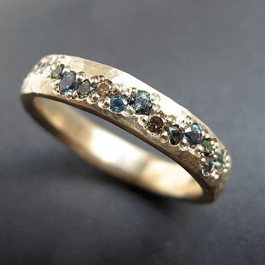 Meadow | Vintage Multicolour Gold Ring