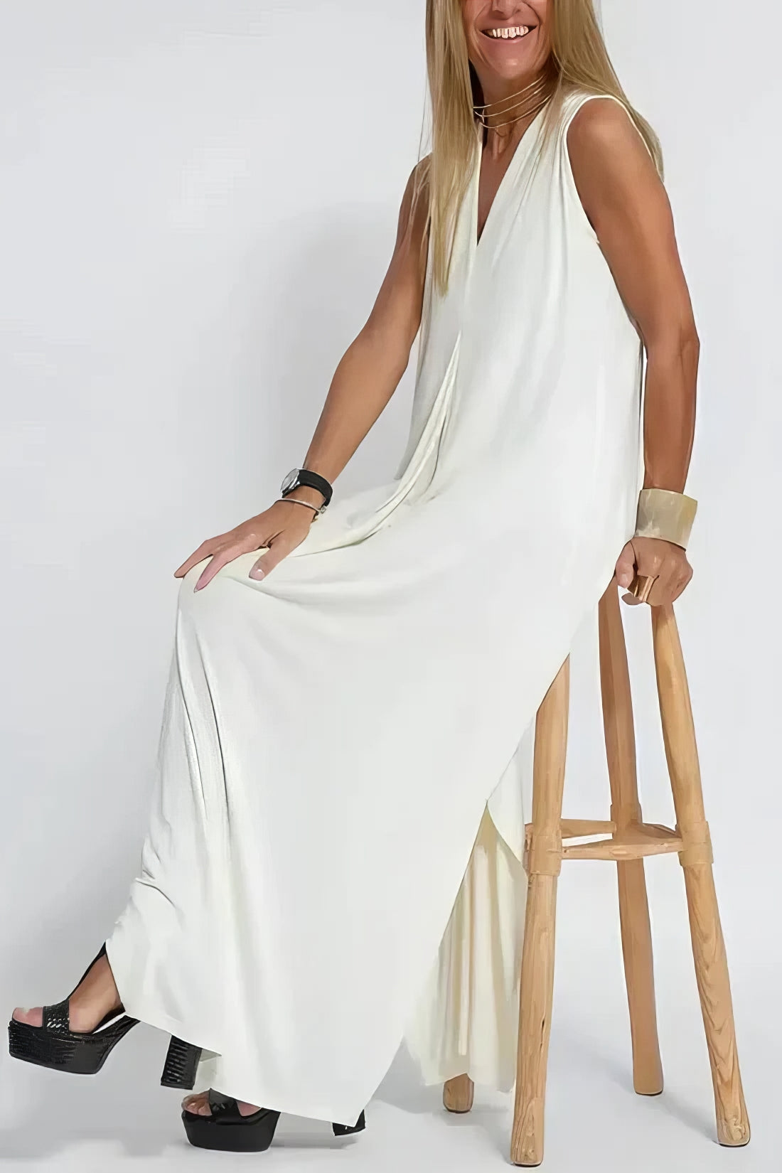 Gwenllian | Elegant Long Dress with Coordinated Cardigan