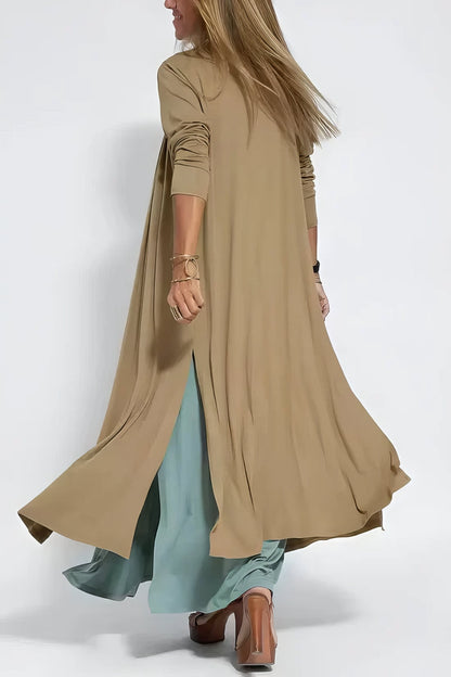 Gwenllian | Elegant Long Dress with Coordinated Cardigan
